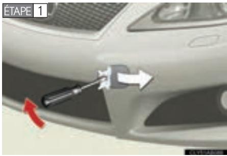 LEXUS IS XE20 Phase 2 (2010-2013) - Montage de l'anneau de remorquage - 1