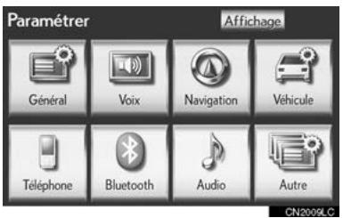 LEXUS IS XE20 Phase 2 (2010-2013) - Appuyez sur "Navigation". - 1