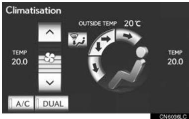LEXUS IS XE20 Phase 2 (2010-2013) - AFFICHAGE DE LA TEMPERATURE EXTERIEURE - 1