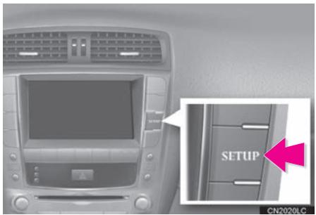 LEXUS IS XE20 Phase 2 (2010-2013) - PARAMÉTRES DE L'ASSISTANCE AU STATIONNEMENT INTUITIVE - 1