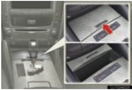 LEXUS IS XE20 Phase 2 (2010-2013) - Casier auxiliaire (sur modèles équipés) - 1
