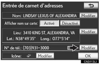 LEXUS IS XE20 Phase 2 (2010-2013) - Appuyez sur "Modifier". - 1