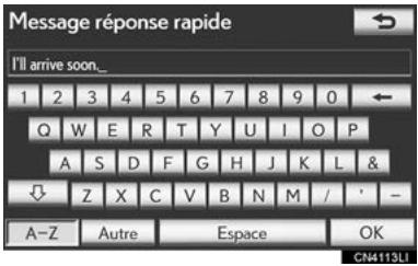 LEXUS IS XE20 Phase 2 (2010-2013) - MODIFICATION DES MESSAGES DE RÉPONSE - 3