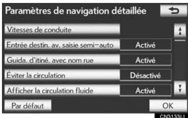 LEXUS IS XE20 Phase 2 (2010-2013) - AFFICHAGE DU TRAFIC FLUIDE - 1