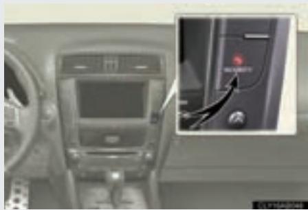 LEXUS IS XE20 Phase 2 (2010-2013) - Armement du système d'alarme - 1
