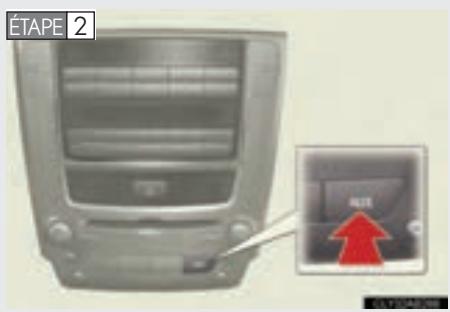 LEXUS IS XE20 Phase 2 (2010-2013) - 3-2. Utilisation du système audio Utilisation de la prise AUX - 3