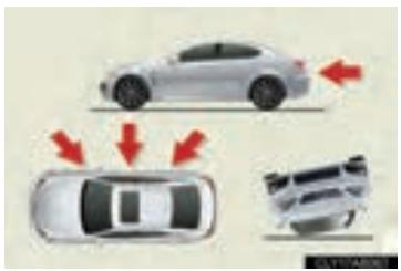 LEXUS IS XE20 Phase 2 (2010-2013) - Conditions de déploiement des coussins gonflables SRS (coussins gonflables lateraux et rideau) - 2