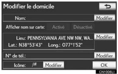 LEXUS IS XE20 Phase 2 (2010-2013) - Appuyez sur "OK". - 1