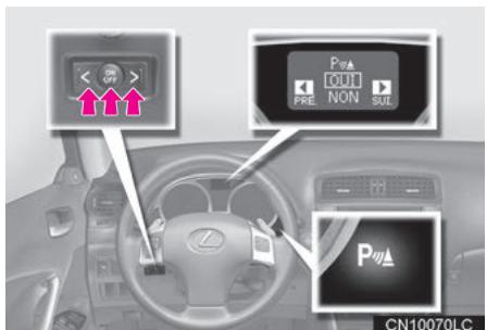 LEXUS IS XE20 Phase 2 (2010-2013) - PARAMÉTRAGE DUMODE D'ASSISTANCE AU STATIONNEMENT INTUITIVE - 2