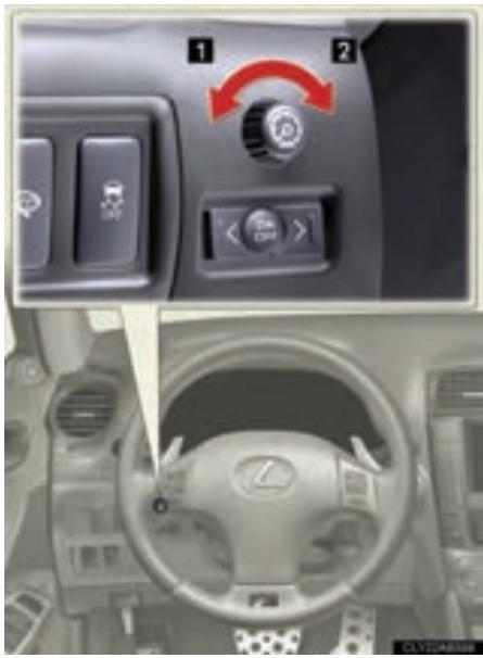LEXUS IS XE20 Phase 2 (2010-2013) - Commande d'éclairage du tableau de bord - 1