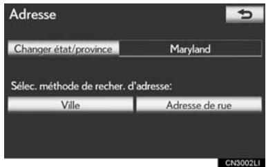 LEXUS IS XE20 Phase 2 (2010-2013) - RECHERCHE DE DESTINATION PAR "Adresse" - 1