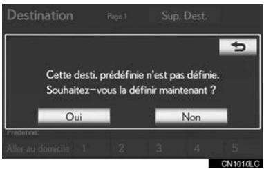 LEXUS IS XE20 Phase 2 (2010-2013) - Appuyez sur "Oui". - 1