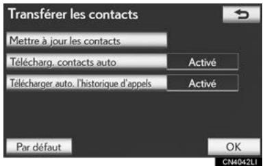LEXUS IS XE20 Phase 2 (2010-2013) - TRANSFERT D'UN NUMERO DE TÉLEPHONE - 5