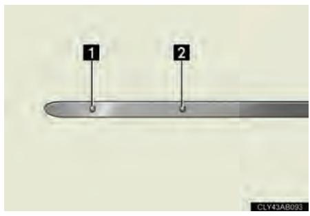LEXUS IS XE20 Phase 2 (2010-2013) - Vérification du niveau d'huile moteur - 2