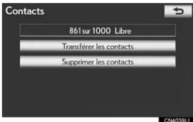 LEXUS IS XE20 Phase 2 (2010-2013) - TRANSFERT D'UN NUMERO DE TÉLEPHONE - 4