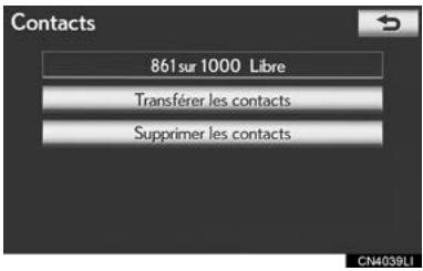 LEXUS IS XE20 Phase 2 (2010-2013) - TRANSFERT D'UN NUMERO DE TÉLEPHONE - 1