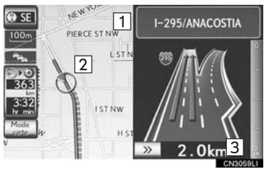 LEXUS IS XE20 Phase 2 (2010-2013) - À L'APPROCHÉD'UNE SORTIE OUD'UNE JONCTION D'AUTOROUTE - 1