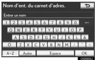 LEXUS IS XE20 Phase 2 (2010-2013) - SAISIE DE LETTRES ET DE CHIFFRES - 1