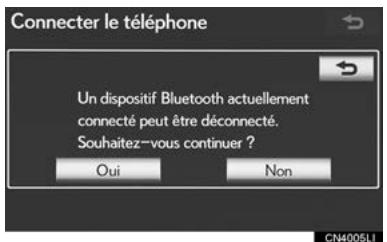 LEXUS IS XE20 Phase 2 (2010-2013) - ENREGISTREMENT D'UN DISPOSITIF Bluetooth® - 5