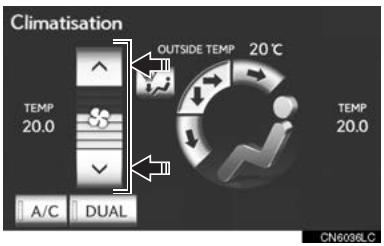 LEXUS IS XE20 Phase 2 (2010-2013) - PARAMÉTRAGE DE LA VITESSE DU VENTILATEUR - 1