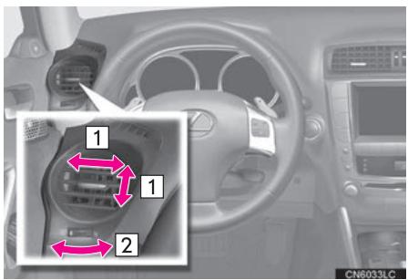 LEXUS IS XE20 Phase 2 (2010-2013) - Sorties laterales avant - 1