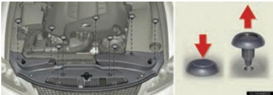 LEXUS IS XE20 Phase 2 (2010-2013) - Habillage du compartmente moteur - 1