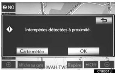 LEXUS IS XE20 Phase 2 (2010-2013) - AVERTISSEMENTS MÉTEOROLOGIQUES - 1