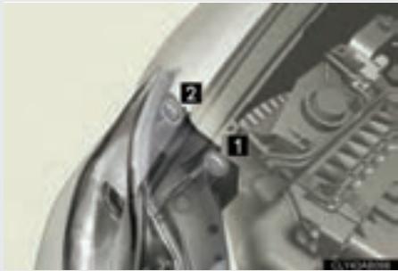 LEXUS IS XE20 Phase 2 (2010-2013) - Réglage du faisceau des phares - 1