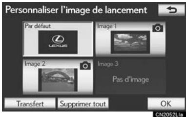 LEXUS IS XE20 Phase 2 (2010-2013) - PARAMÉTRAGE DE L'IMAGE DE DEMARRAGE - 1