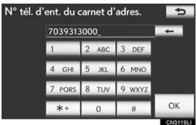 LEXUS IS XE20 Phase 2 (2010-2013) - Entrez le numéro à l'aide des touches numériques. - 1