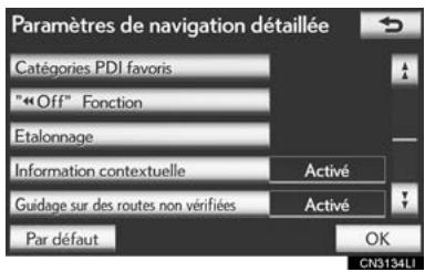 LEXUS IS XE20 Phase 2 (2010-2013) - CHANGEMENT DE CATEGORIE DE PDI (SELECTION DES ICONES DE PDI) - 1