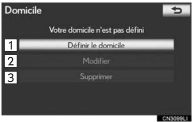LEXUS IS XE20 Phase 2 (2010-2013) - PARAMÉTRAGE DE“Domicile” - 2