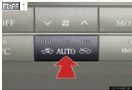 LEXUS IS XE20 Phase 2 (2010-2013) - Réglage de la sensibilité de l'arrivée d'air en mode automatique - 1