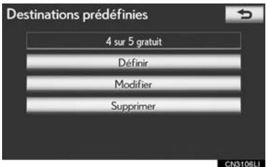 LEXUS IS XE20 Phase 2 (2010-2013) - SUPPRESSION DES DESTINATIONS PRÉRÉGLEES - 1