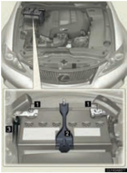 LEXUS IS XE20 Phase 2 (2010-2013) - Exteur de la batterie - 1