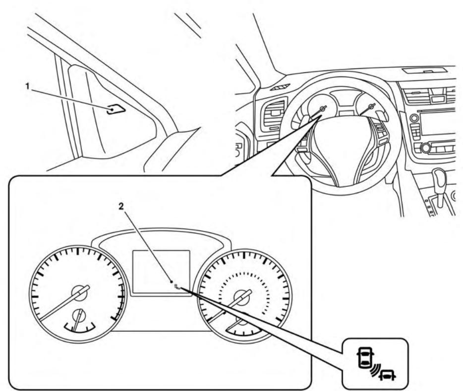 NISSAN Altima (2018) - AVERTISSEMENT - 1