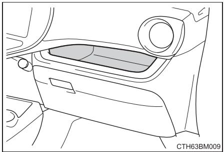 TOYOTA Prius C (2019) - Casiers auxiliares - 2