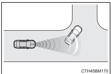 TOYOTA Prius C (2019) - Conditions dans lesquelles le système peut fonctionner même en l'absence de risque de collision - 3