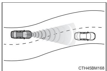 TOYOTA Prius C (2019) - Conditions dans lesquelles le système peut fonctionner même en l'absence de risque de collision - 1