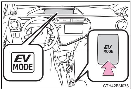 TOYOTA Prius C (2019) - Mode de conduite EV - 1