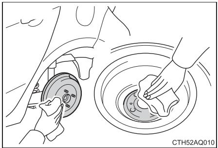 TOYOTA Prius C (2019) - Installation de la roue de secours compacte - 1