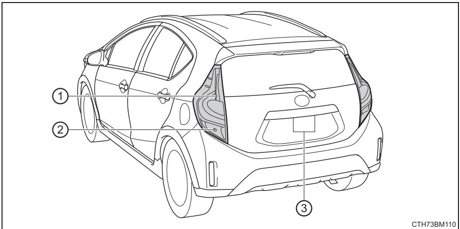 TOYOTA Prius C (2019) - Arrière - 1