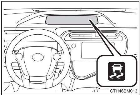 TOYOTA Prius C (2019) - Lorsque les systèmes TRAC/VSC/ABS sont activés - 1