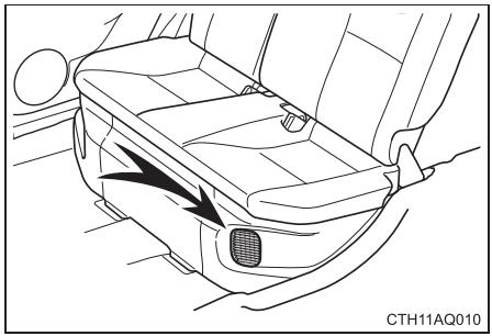 TOYOTA Prius C (2019) - Prise d'admission d'air de la batterie du système hybride (battery de traction) - 1