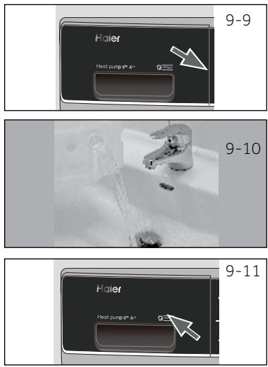 HAIER HD100A2939 - Vidangez le réservoir d'eau - 1