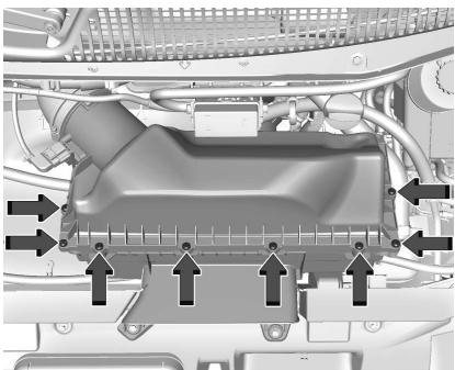 GMC Savana (2021) - Comment examiner/reamplacer le filtre a air du moteur - 1