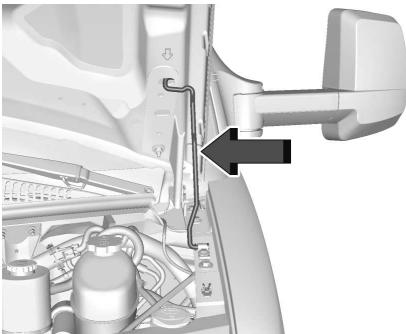 GMC Savana (2021) - Pour lever le capot : - 2