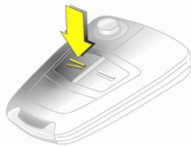 OPEL Zafira B - 2 Phase 2 (2008-2014) - Déverrouillage du vehicule Télécommande radio - 1