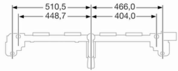 OPEL Zafira B - 2 Phase 2 (2008-2014) - Dimensions du dispositif d'attelage - 2