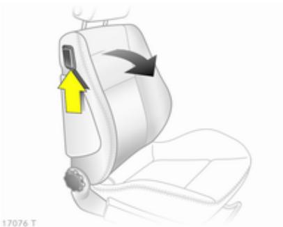 OPEL Zafira B - 2 Phase 2 (2008-2014) - Rabattement du siège - 1